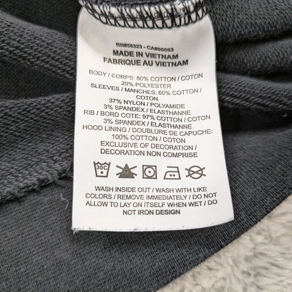 Nike Hoodie Women's XXL Black Icon Clash Sportswear Nylon Sleeves Roll Cuffs - Picture 5 of 9